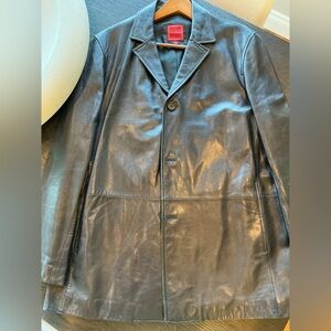 Cole Haan leather jacket mens large